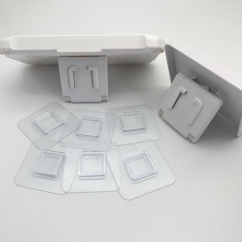 OOLYCIO 6pcs Wall Mount Plastic Adhesive Mounting Stickers for B35/B39/B86 Shower Phone Holder Wall Phone Mount - Image 5